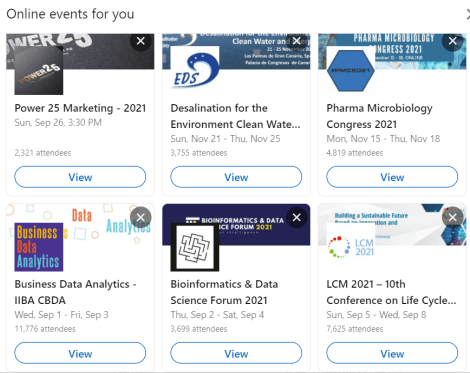 best way to generate leads though linkedIn host events